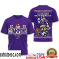 Original The Washington Huskies football team defeated the Boise State Broncos in the LA Bowl final Logo Shirt