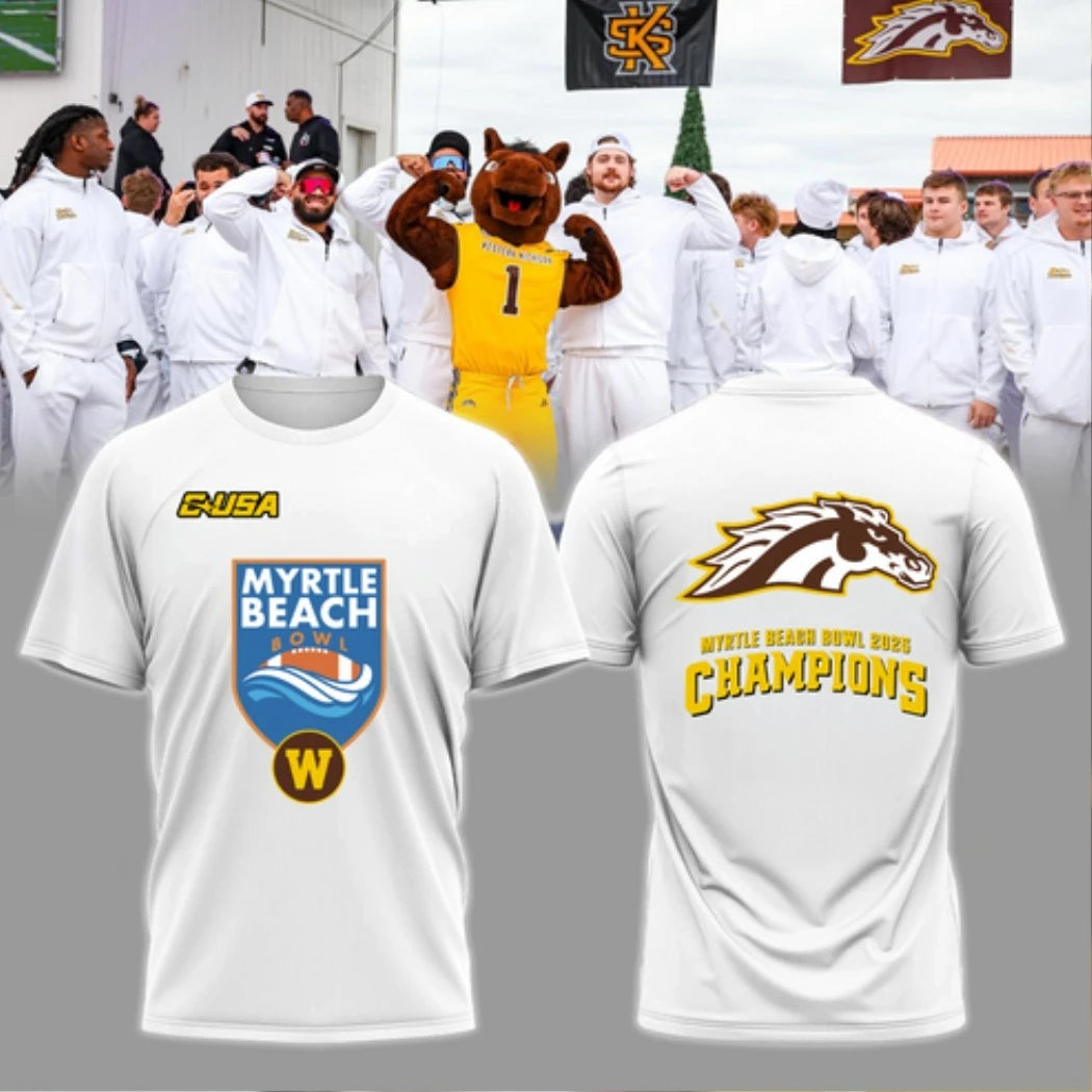 Original The Western Michigan Broncos won the 2025 Myrtle Beach Bowl with a score of 41-6 T-Shirt
