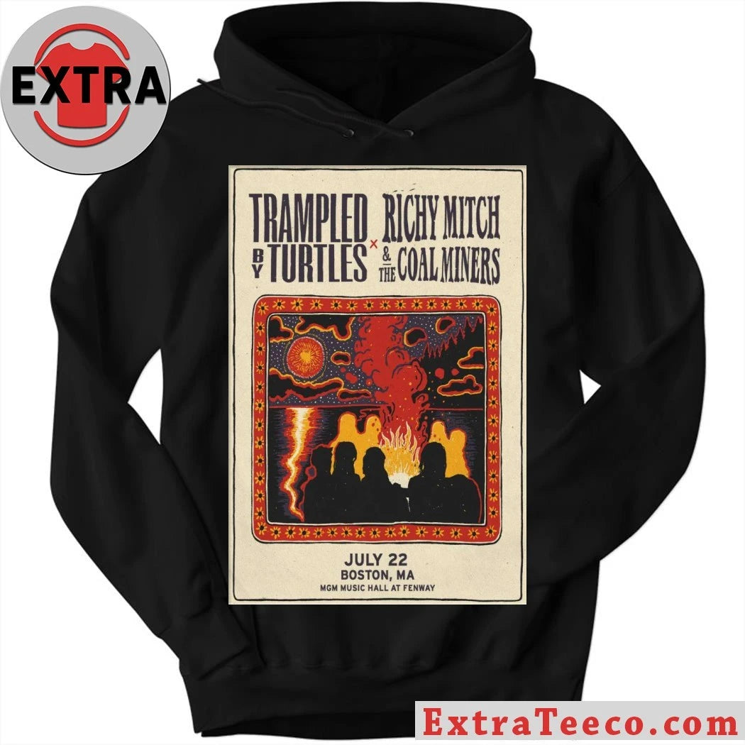 Original Trampled By Turtles July 22 2026 MGM Music Hall At Fenway Boston, MA Poster T-Shirt