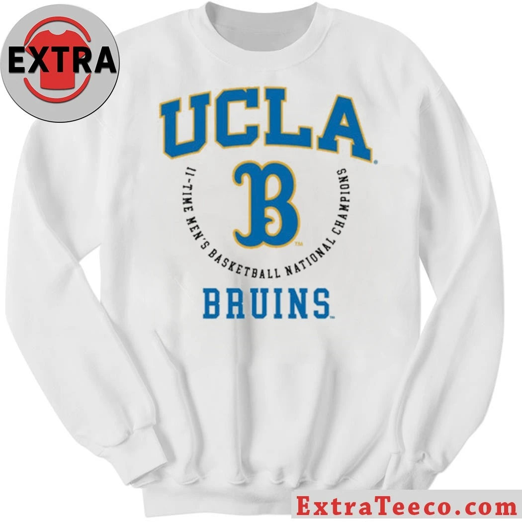 Original UCLA Bruins 11 Time Men’s Basketball National Champions Banner Legacy Basketball Logo Shirt