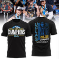 Original UCLA Bruins 2026 Big Ten Champions Of WBB Logo Two Sided Hoodie T-Shirt