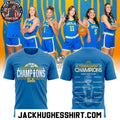 Original Ucla Women’s Basketball 2026 Big Ten Regular Season Conference Championship Blue Logo Two Sided Shirt