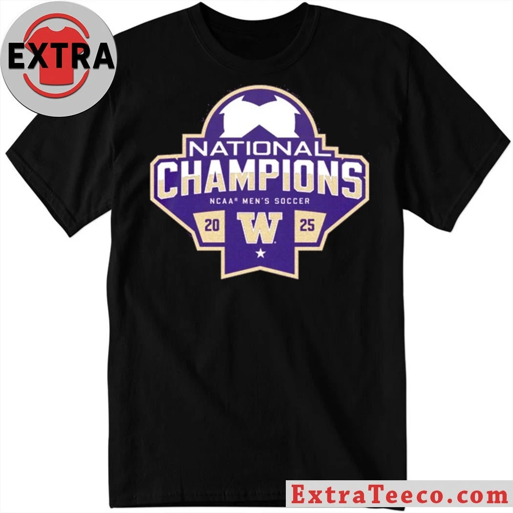 Original Washington Huskies 2025 NCAA Men’s Soccer National Champions Logo Shirt