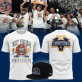 Original West Virginia University Women’s Basketball Big 12 Tournament Champions 2026 Logo Two Sided Hoodie T-Shirt