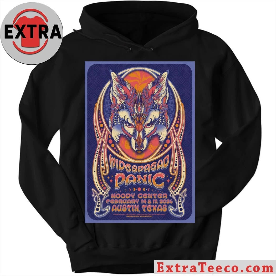Original Widespread Panic Austin TX On Feb 14-15 2026 Tour Poster Shirt