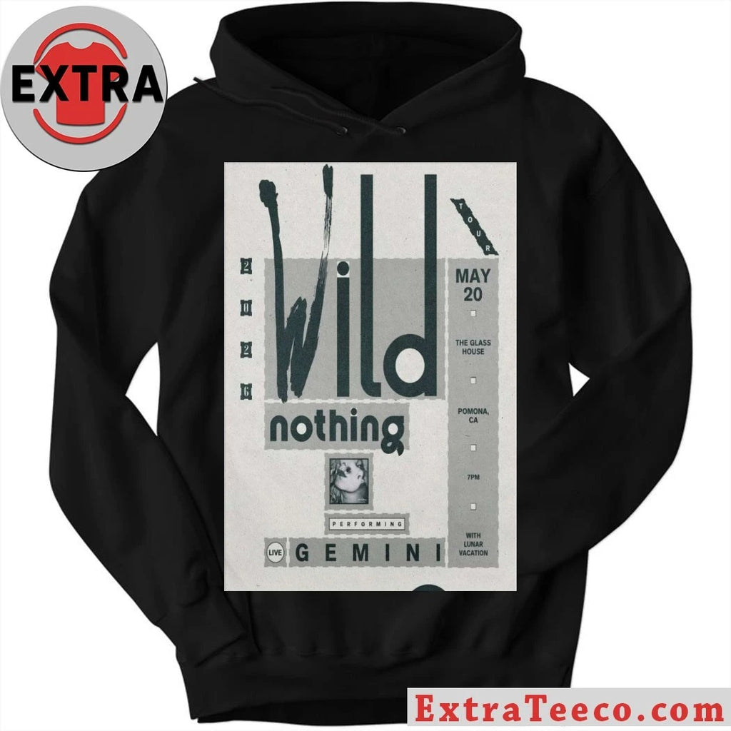 Original Wild Nothing May 20 2026 The Glass House Pomona, CA Poster Shirt