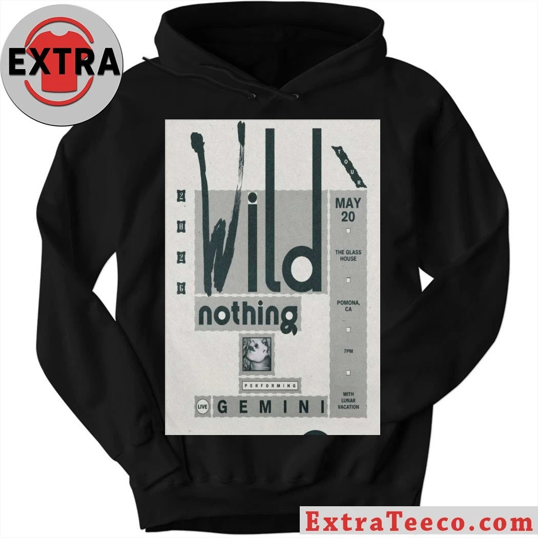 Original Wild Nothing May 20 2026 The Glass House Pomona, CA Poster Shirt