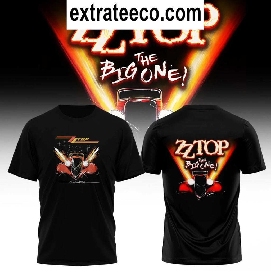 Original ZZ Top The Big One! Tour Hoodie Shirt