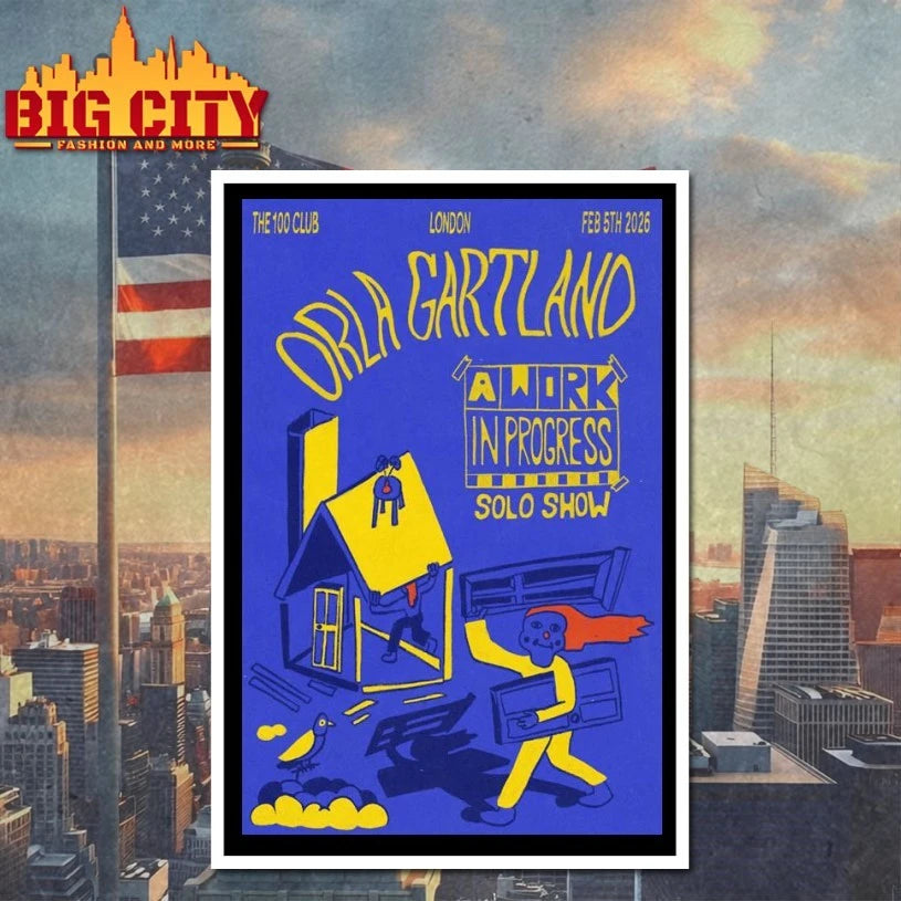 Orla Gartland 100 Club London Feb 5 2026 Poster shirt