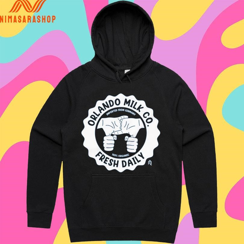 Orlando Milk Co Fresh Daily Imported From Germany 100 Organic Shirts