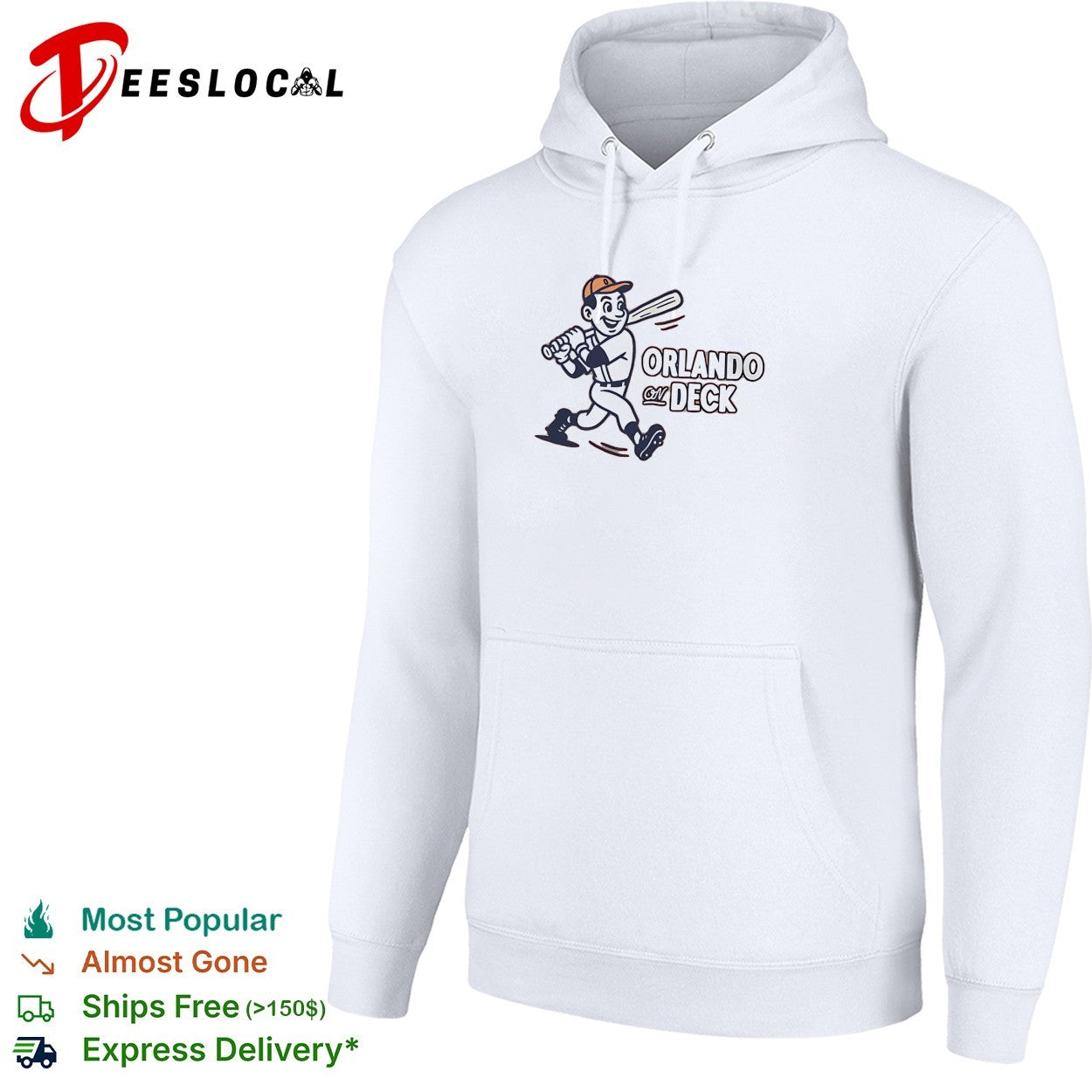 Orlando on deck baseball mascot running shirt