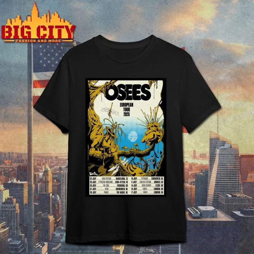 Osees European 2026 Tour Poster shirt