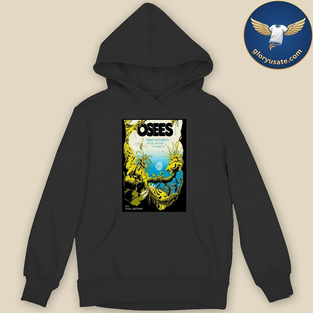 Osees Oct 2 2026 The Bellwether in Los Angeles CA Poster Shirt