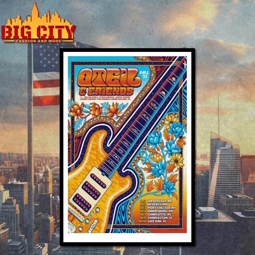 Oteil And Friends Oct 2 2025 Beverly MA Poster shirt