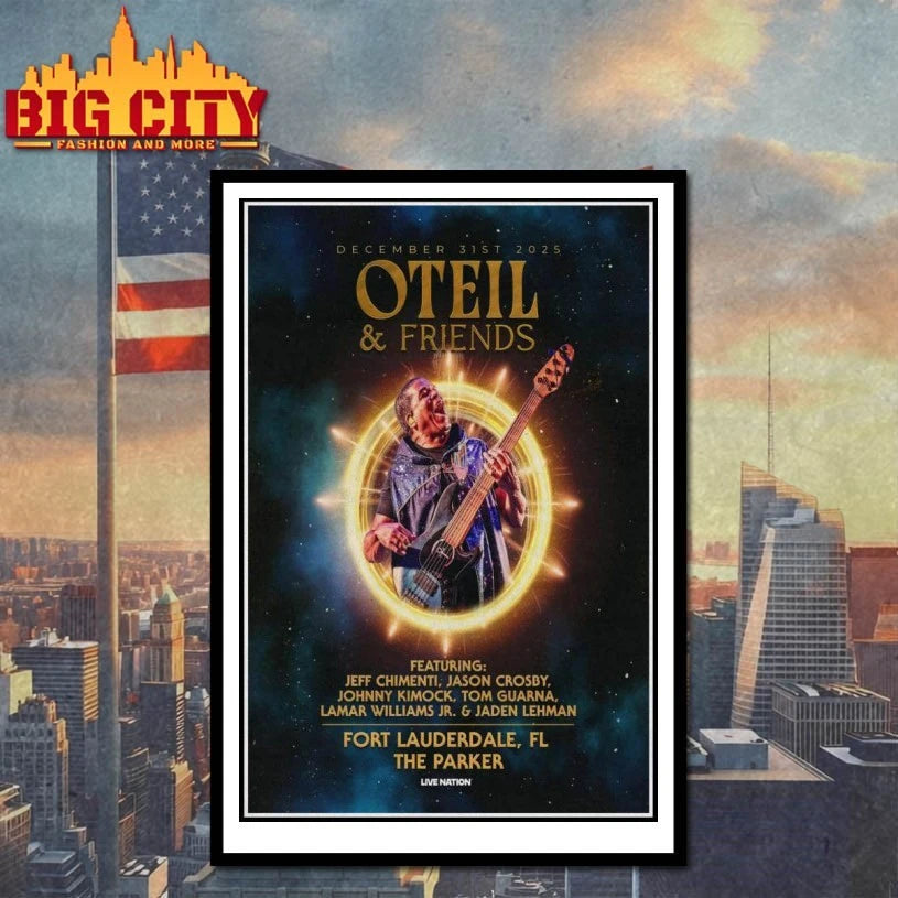 Oteil Friends Dec 31 2025 Fort Lauderdale, Florida Poster shirt
