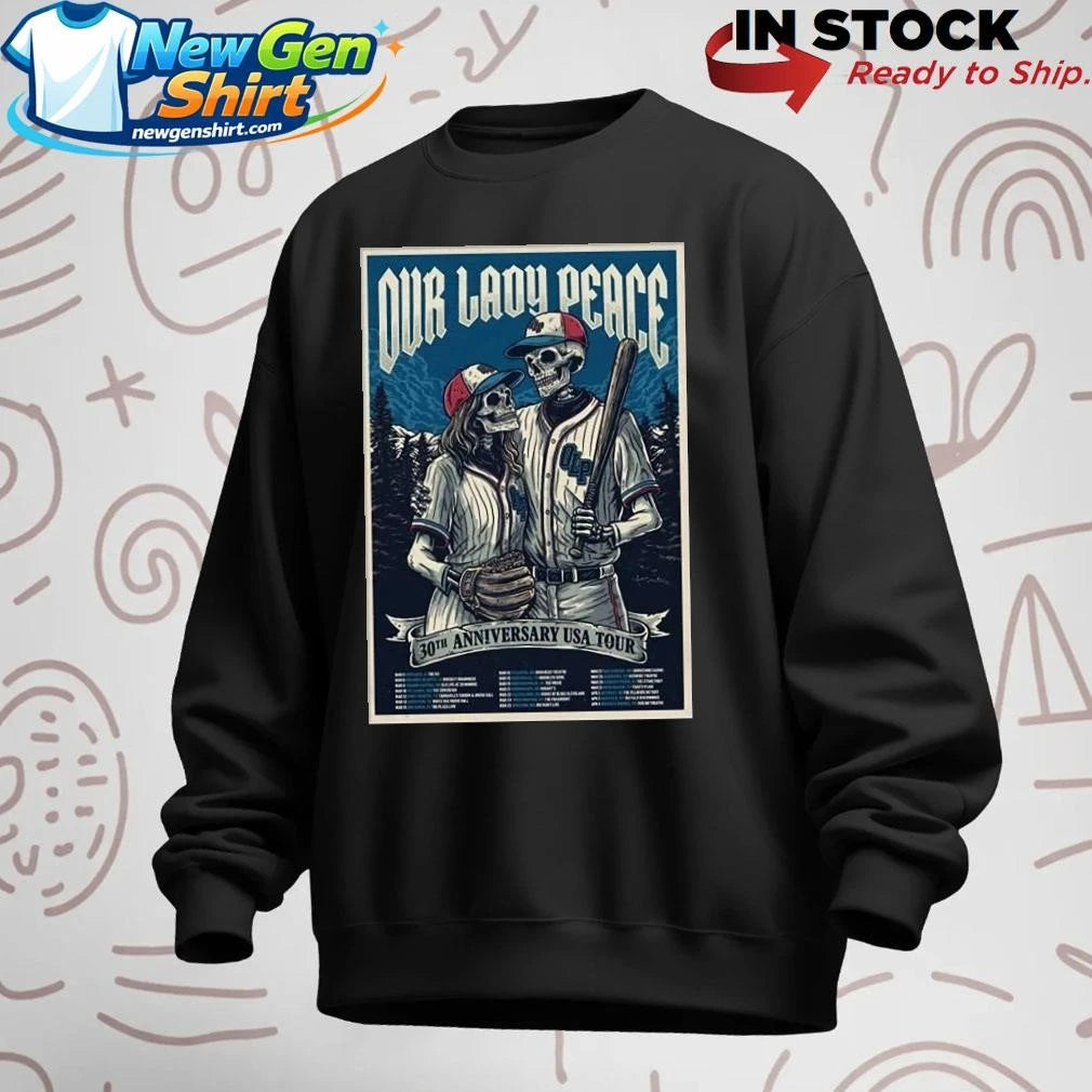 Our Lady Peace 30th Anniversary America 2026 Tour Shirt