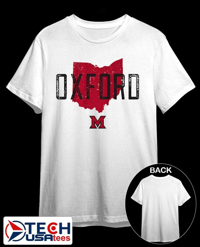 Oxford Hometown Miami Redhawks Basketball shirt