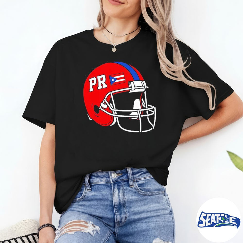 PR Football Helmet Benito Bowl Fans shirt
