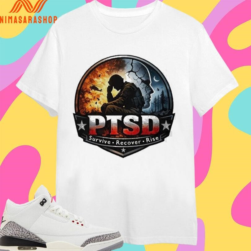 PTSD Survive Recover Rise Shirts