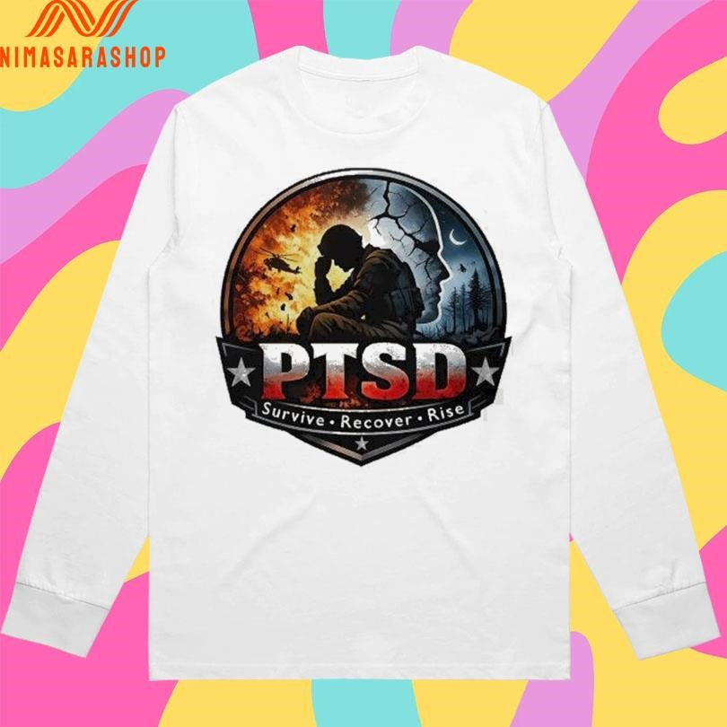 PTSD Survive Recover Rise Shirts