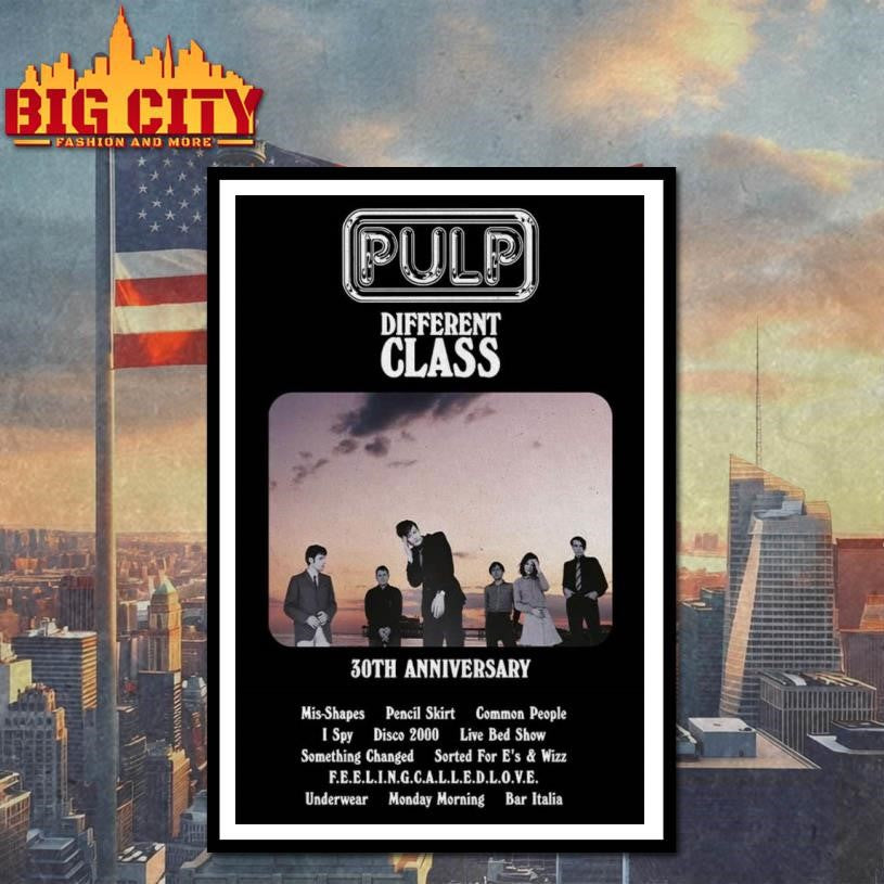 PULP Different Class 30th Anniversary Poster Shirt