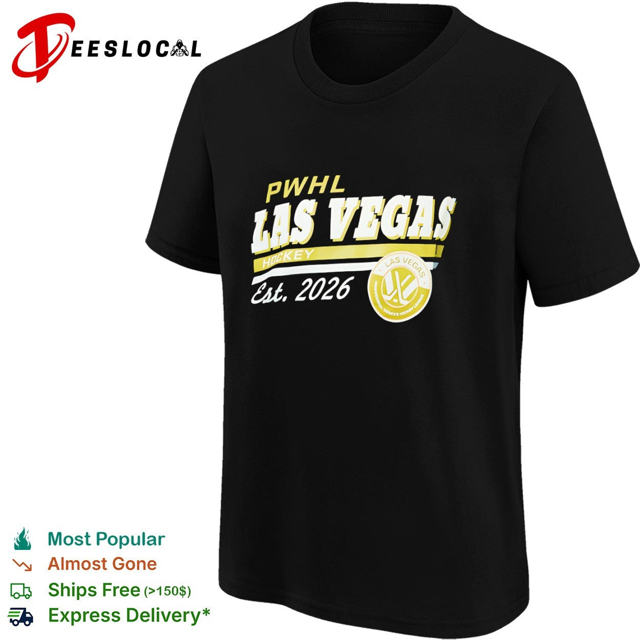 PWHL Las Vegas Hockey Est 2026 shirt