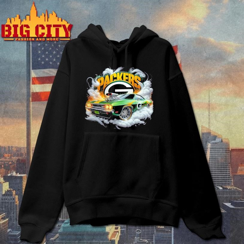 Packers smole car design shirt