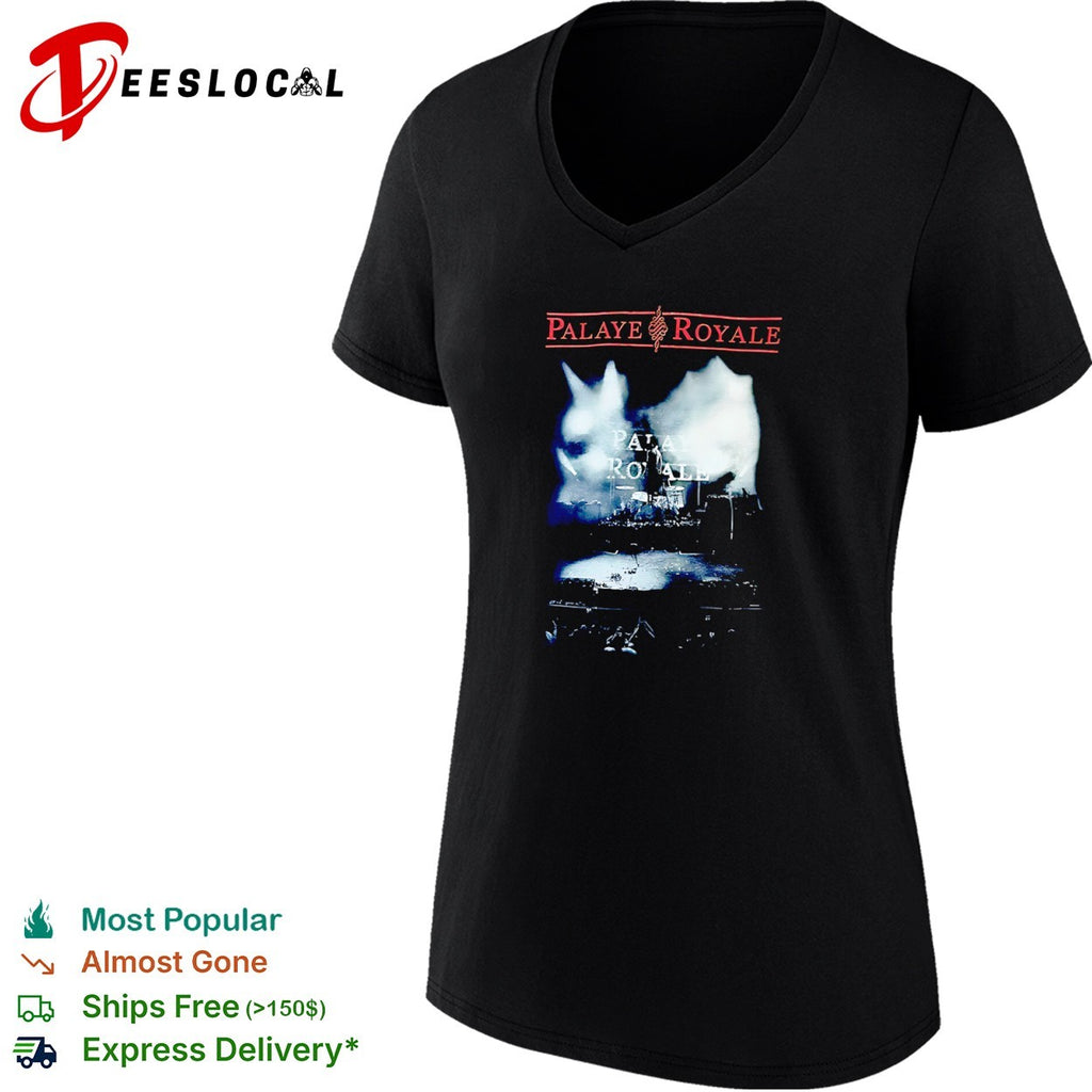 Palaye Royale concert stage lights shirt