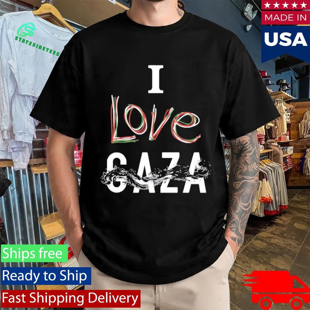 Palestinian Hustle I Love Gaza Shirt