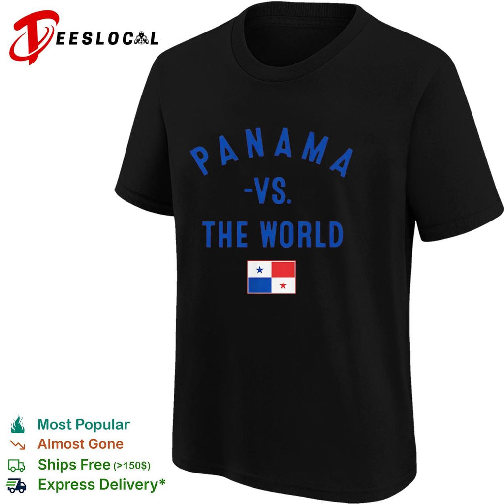 Panama vs the world soccer flag shirt