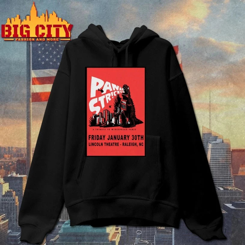 Panic Stricken 1.30.2026 Raleigh NC Poster shirt
