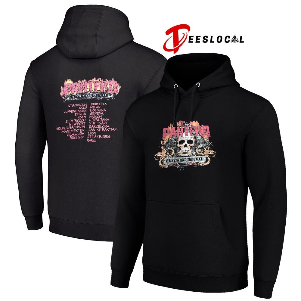 Pantera reinventing the steel cities graphic shirt