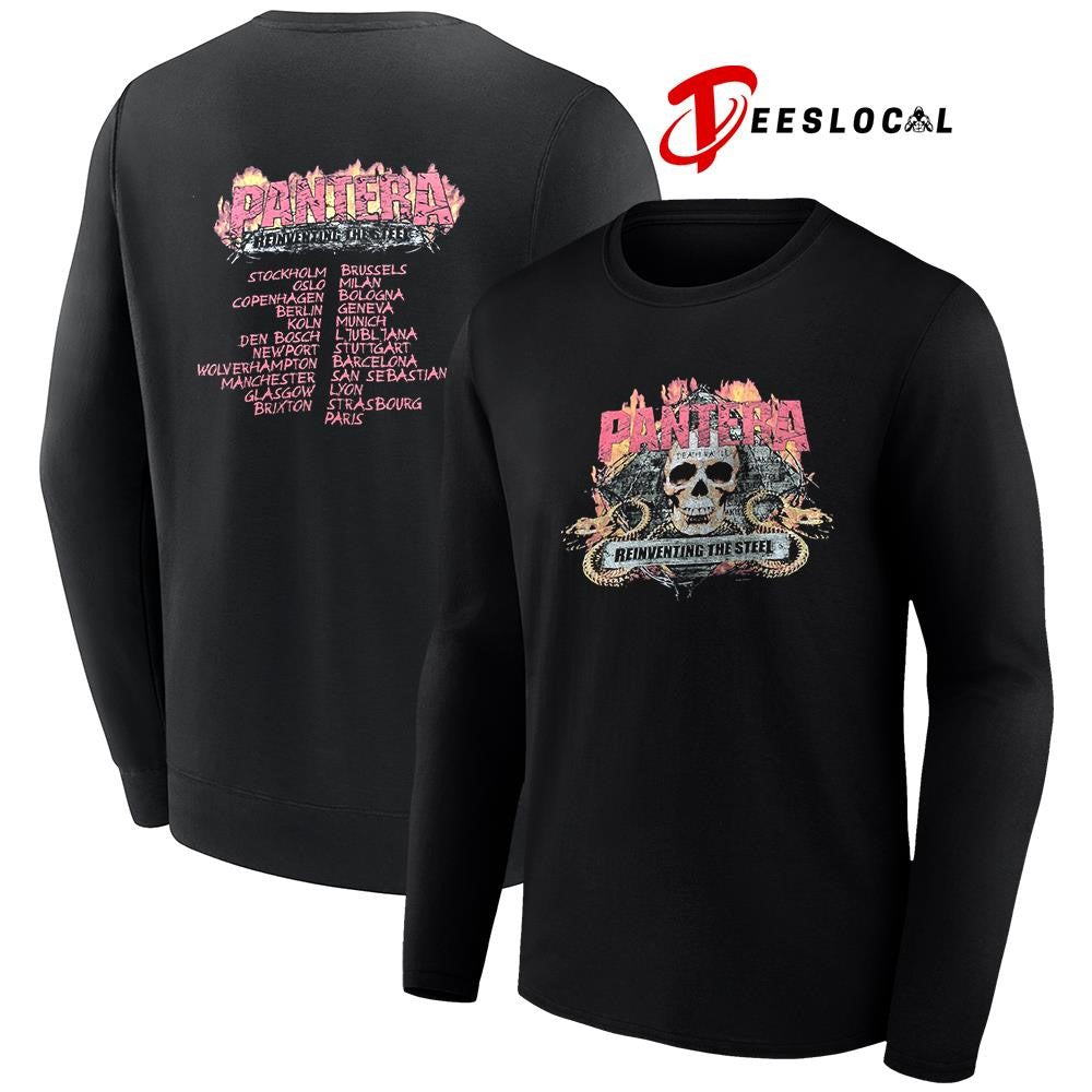 Pantera reinventing the steel cities graphic shirt