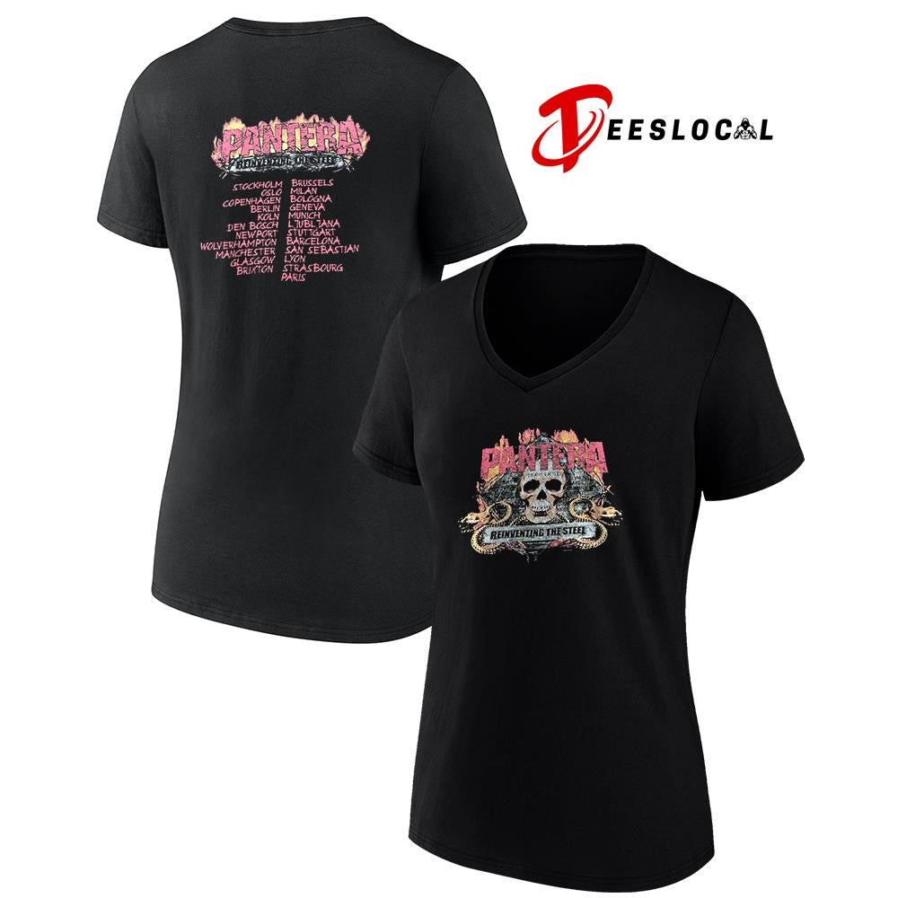 Pantera reinventing the steel cities graphic shirt