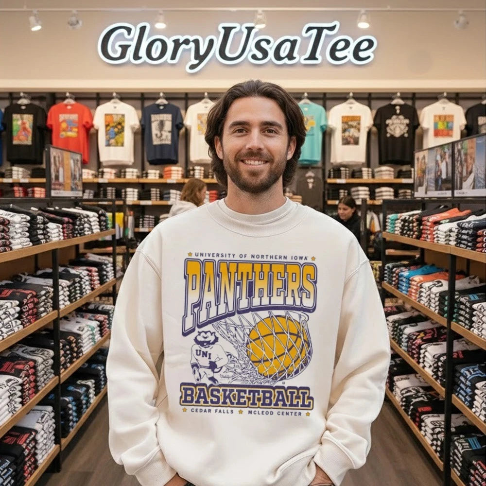 Panthers Basketball University Of Northern Iowa Cedar Falls Mcleod Center Max Collegiate Shirt