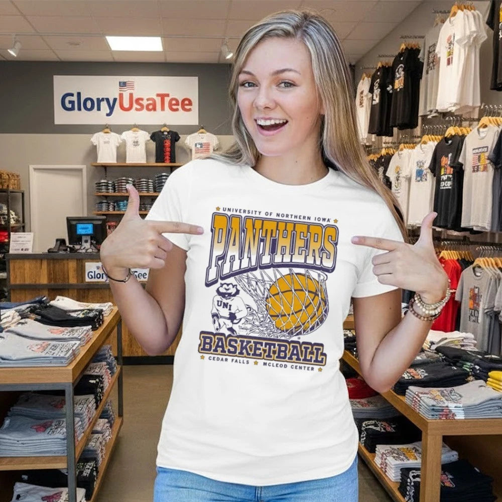 Panthers Basketball University Of Northern Iowa Cedar Falls Mcleod Center Max Collegiate Shirt