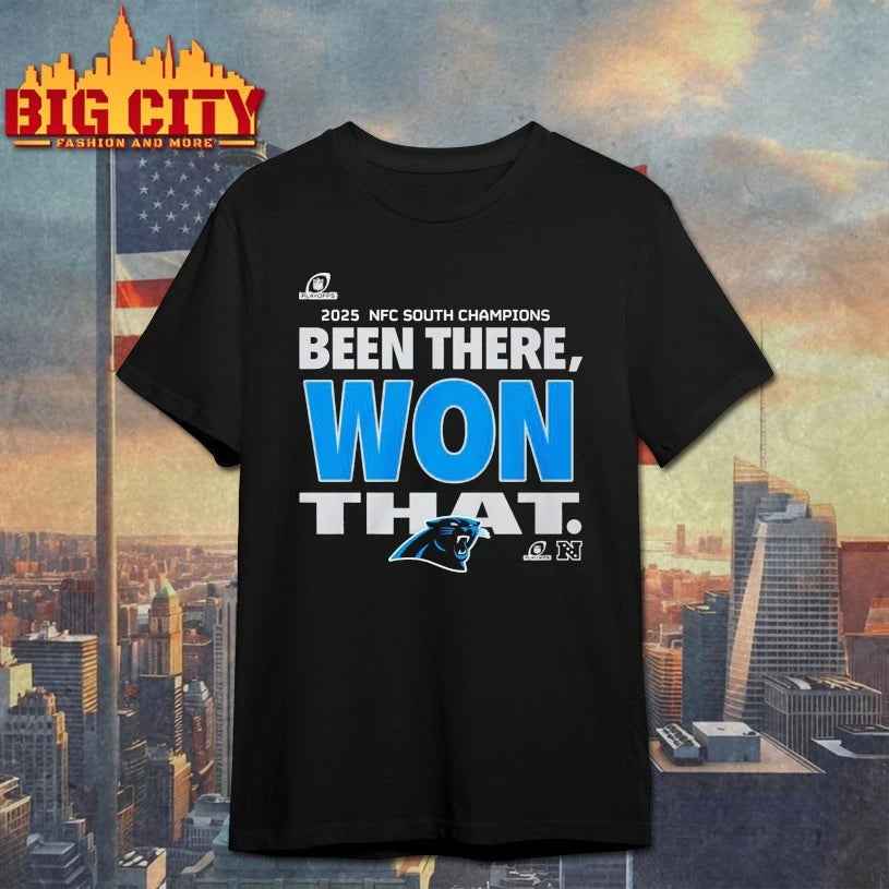 Panthers Been There Won That 2025 Nfc South Shirt