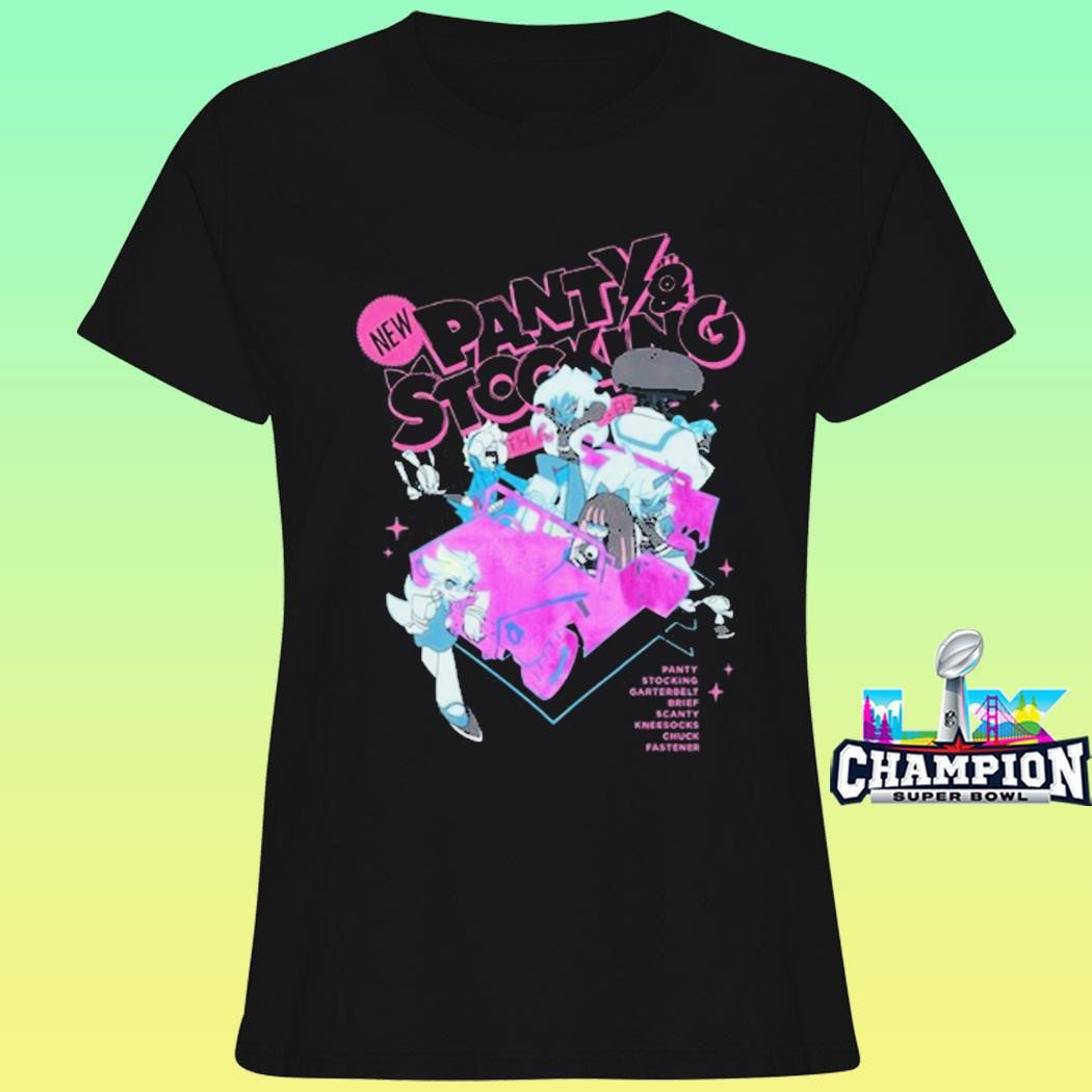Panty And Stocking With Garterbelt Shirt