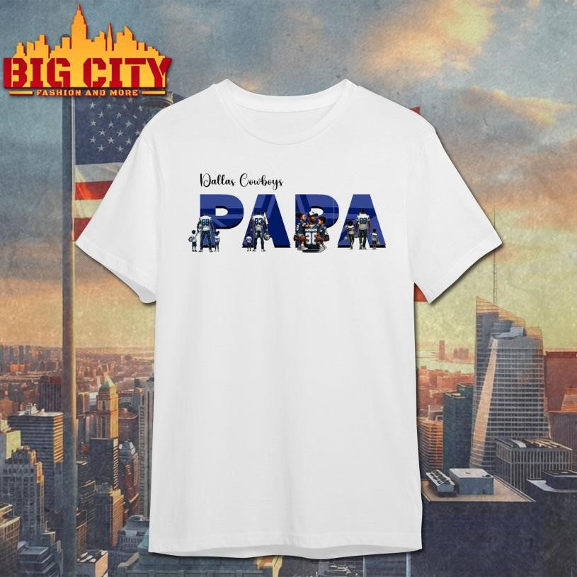 Papa Dallas Cowboys logo shirt