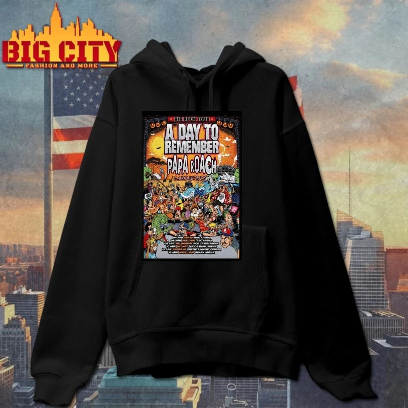 Papa Roach Big Rock 2026 Tour Poster shirt