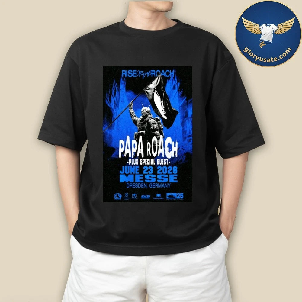 Papa Roach June 23 2026 Messe Dresden DE Poster Shirt