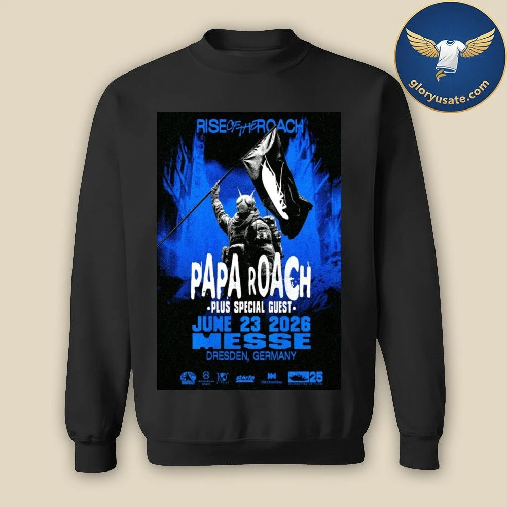 Papa Roach June 23 2026 Messe Dresden DE Poster Shirt