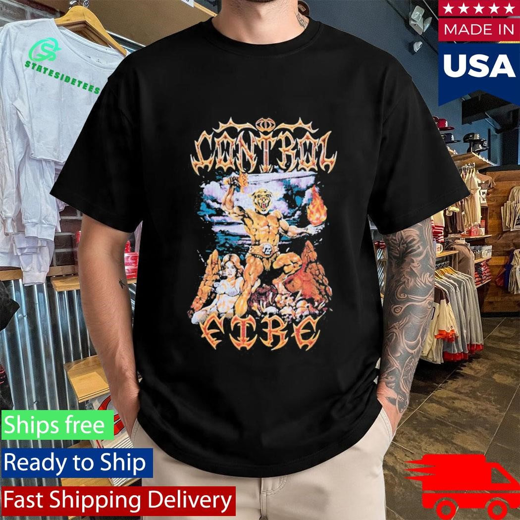 Papameat “I Control Fire” Washed Shirt