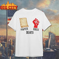 Paper Beats Rock Meme Shirt