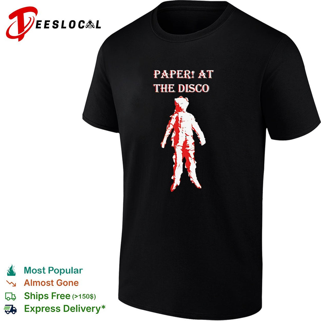 Paper at the disco band music tour shirt