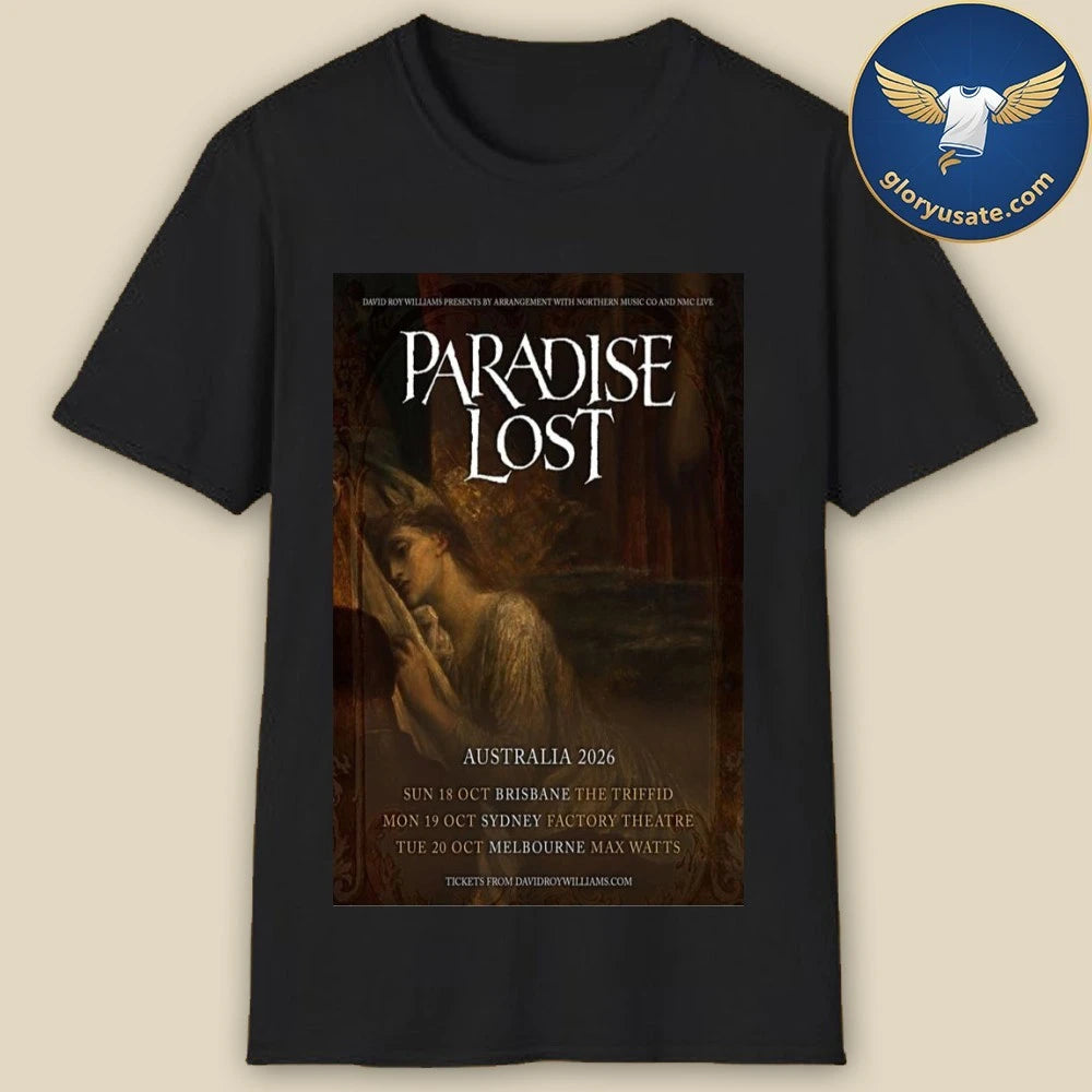 Paradise Lost Australia October 2026 Poster Shirt