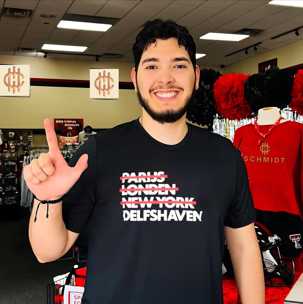 Parijs Londen New York Delfshaven Rotterdam shirt