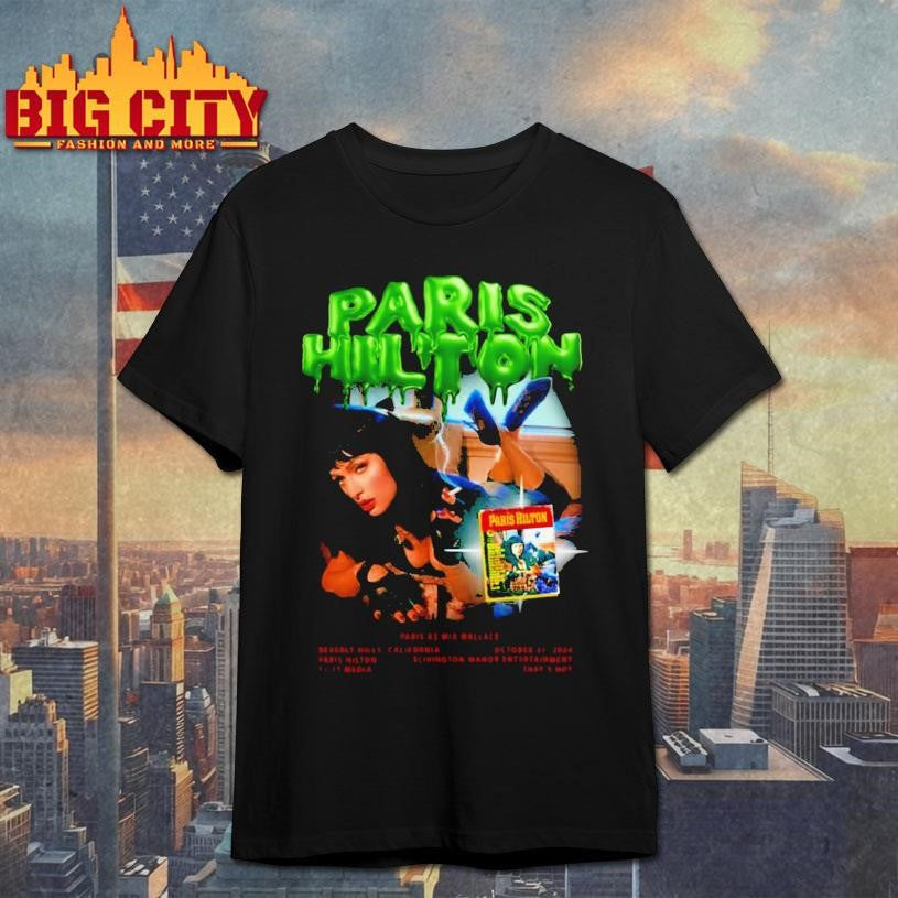 Paris Hilton Mia Wallace Halloween Shirt