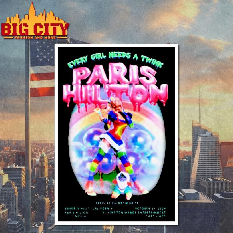 Paris Hilton Rainbow Brite Halloween Shirt