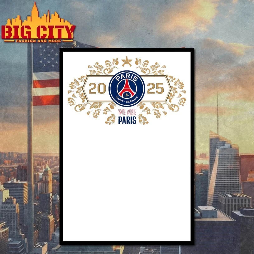 Paris Saint-Germain 2025 Champions League Winners shirt